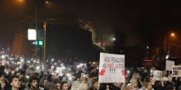 Studenti na protestu u Novom Pazaru blokirali magistralni put