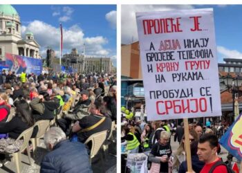 Protest studenata u blokadi u Novom Pazaru, na skupu u Beogradu predstavljen ‘Pokret za narod i državu’