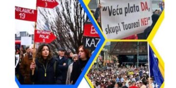 Protesti ispred Parlamenta FBiH: Građani nezadovoljni ekonomskom situacijom