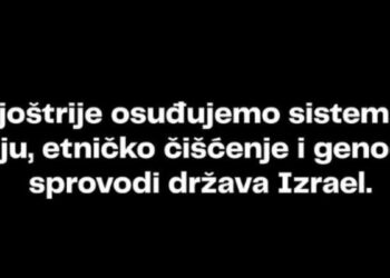 Studenti u Srbiji jasno podržali Gazu: Niko nije slobodan dok svi nismo slobodni