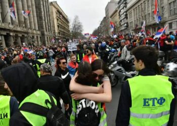 S protesta u Novom Sadu: ‘Batinaši nisu junaci’