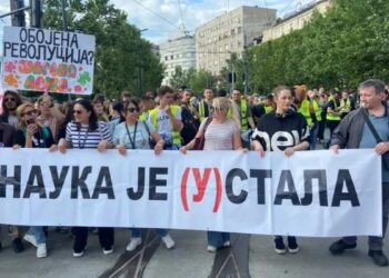 Srbija: Počeo novi veliki protest studenata u blokadi (FOTO/VIDEO)