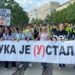 Srbija: Počeo novi veliki protest studenata u blokadi (FOTO/VIDEO)