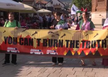 U Sarajevu održana protestna šetnja za Palestinu: “Ne možete spaliti istinu”
