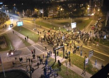 Protest “Slobodo, tu smo“ u Novom Sadu