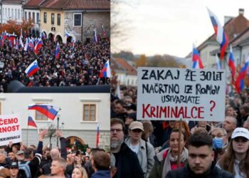 Hiljade Slovenaca na protestu nakon ubistva ugostitelja: “Novo Mesto nikada više neće biti isto”
