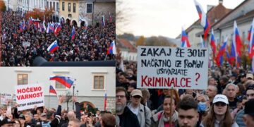 Hiljade Slovenaca na protestu nakon ubistva ugostitelja: “Novo Mesto nikada više neće biti isto”