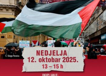 Sarajevo: U nedjelju privremena obustava saobraćaja zbog protesta ‘BiH za slobodnu Palestinu’