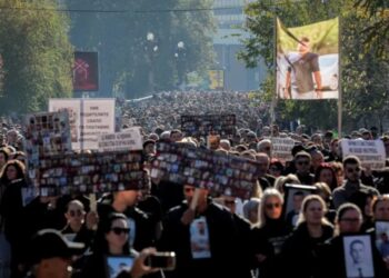 Hiljade građana na protestu u Skoplju: Traže pravdu za 63 poginula u požaru u diskoteci