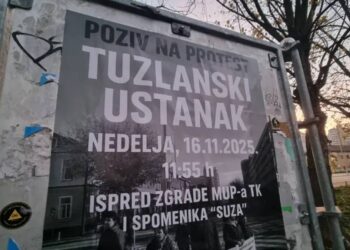 Tuzlanski ustanak: Tuzlaci sutra izlaze na proteste ispred zgrade MUP-a TK