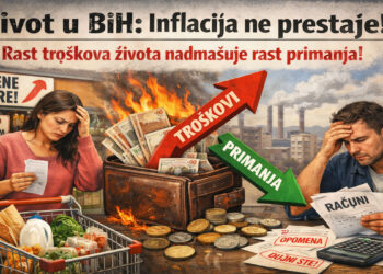 Inflacija u BiH: Cijene divljaju, a plate ostaju iste