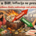 Inflacija u BiH: Cijene divljaju, a plate ostaju iste