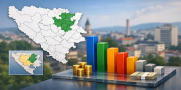 Tuzlanski kanton odmah iza Sarajeva