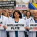 Protest ljekara u Tuzli
